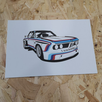 Placa Decorativa em PVC - BMW