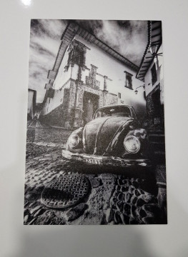 Placa Decorativa em PVC - Volkswagen Carocha