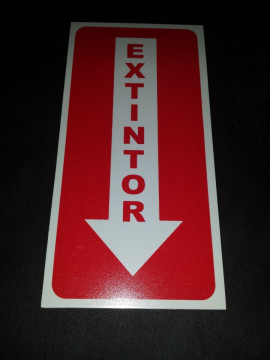 Placa PVC - Extintor