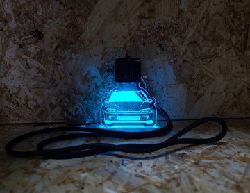 Porta Chaves com luz Multicor com Honda Civic EG