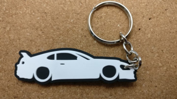 Porta Chaves com silhueta de Toyota Supra
