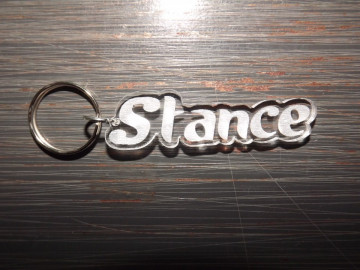 Porta Chaves de Acrílico com gravação "Stance"