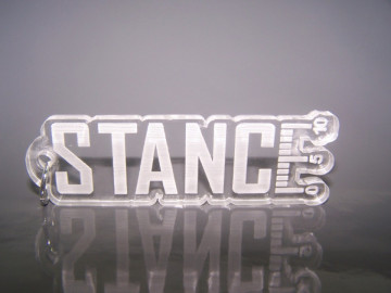Porta Chaves de Acrílico com gravação "Stance"