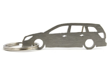 Porta Chaves em inox com silhueta com Opel Astra H wagon