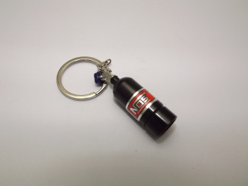 Porta Chaves - Garrafa Nitro em Preto com lanterna