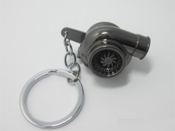 Porta Chaves - Turbo Duplo - Gun Metal