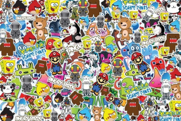 Sticker Bomb - Cartoons 5 - 24x35cm