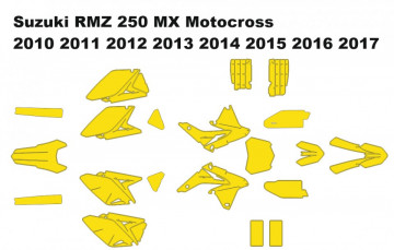 Suzuki RMZ 250 MX Motocross 2010 2011 2012 2013 2014 2015 2016 2017