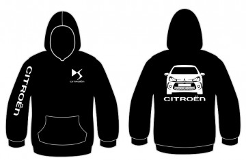 Sweatshirt com capuz para citroen ds3 2017