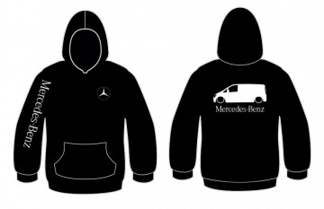 Sweatshirt com capuz para Mercedes-Benz Vito
