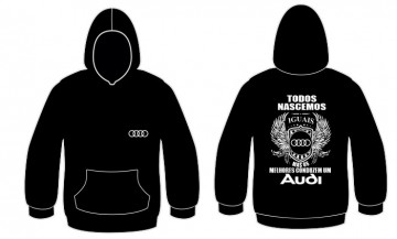 Sweatshirt com capuz Todos Nascemos (Audi)