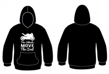 Sweatshirt com capuz - Two Wheels Move the Soul