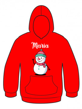 Sweatshirt Natal com Nome