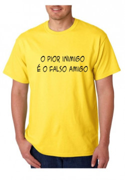 T-shirt - O Pior Inimigo é o falso Amigo