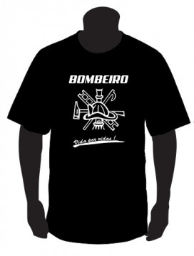 T-shirt para Bombeiro Vida por Vidas!