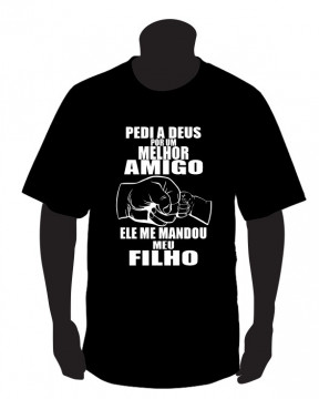 T-shirt para Pedi a deus