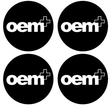 4 Autocolantes Para Centros de Jantes com OEM+