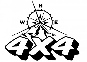Autocolante - 4x4 Bússola