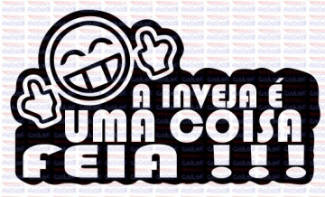 Autocolante - A inveja é uma coisa feia !!! 8