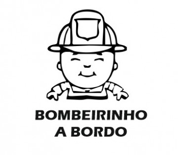 Autocolante - Bombeirinho a Bordo