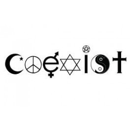 Autocolante - Coexist
