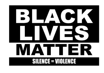 Autocolante com Black Lives Matter
