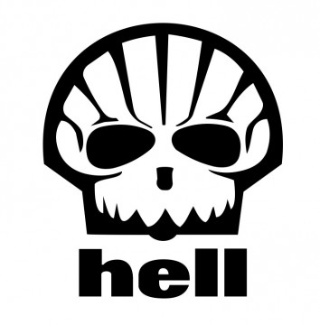 Autocolante com Hell