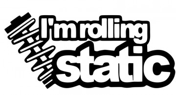 Autocolante com I'm rolling static