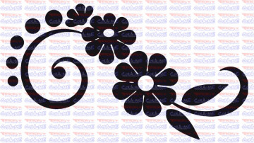 Autocolante - Flores