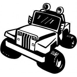 Autocolante - Jipe 4