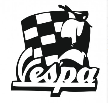 Autocolante para vespa