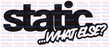 Autocolante - Static...Wht Else