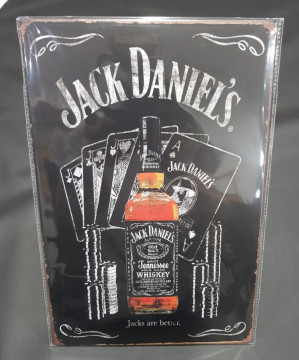 Chapa decorativa com Jack Daniel's