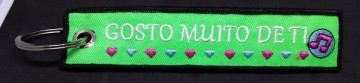 Fita Porta Chaves com "Gosto Muito de Ti"