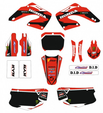 Kit Autocolantes Para Honda CR 125 / 250 00-01