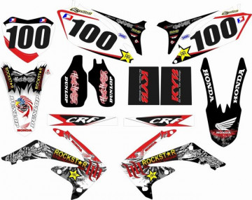 Kit Autocolantes Para Honda CRF 450 - 09-12