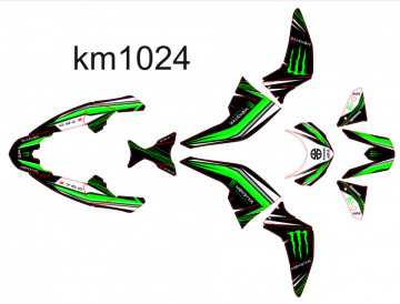 Kit Autocolantes Para Kawasak Z750 2007-2012