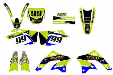 Kit Autocolantes Para Kawasaki_KXF 450 06-08