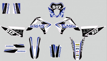 Kit Autocolantes Para Moto - Gas Gas MX 10-11