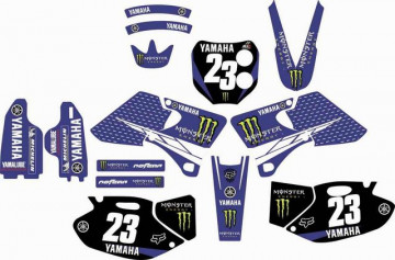 Kit Autocolantes Para Moto - Yamaha WRF 250 / 426 / 450 98-02