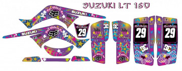 Kit Autocolantes Para Suzuki LT160