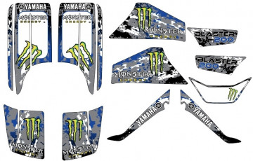 Kit Autocolantes Para Yamaha Blaster 200