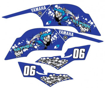 Kit Autocolantes Para Yamaha Raptor 660