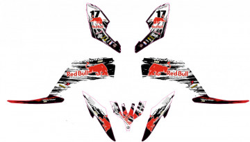 Kit Autocolantes Para Yamaha YFM 250 R Raptor