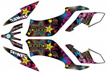 Kit Autocolantes Para Yamaha yfm 250 Raptor