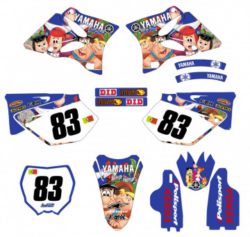Kit Autocolantes Para Yamaha YZ 125 / 250 02-14