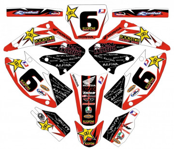 Kit de autocolantes para Honda CR 125 / 250 02-07