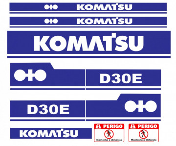 Kit de Autocolantes para KOMATSU D30E