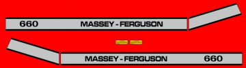 Kit de Autocolantes para Massey Ferguson 660