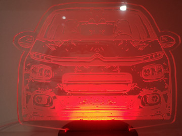 Moldura / Candeeiro com luz de presença - Citroen C3